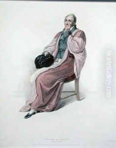 Doctor of Physic in full dress, engraved by J. Agar, published in R. Ackermanns History of Oxford, 1813 by Thomas Uwins