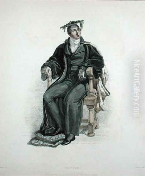 Proctor, engraved by J. Agar, published in R. Ackermanns History of Oxford, 1814 - view 1