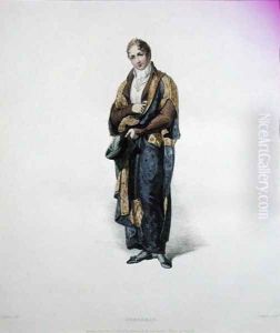 Nobleman, engraved by J. Agar, published in 1813 for R. Ackermanns History of Oxford