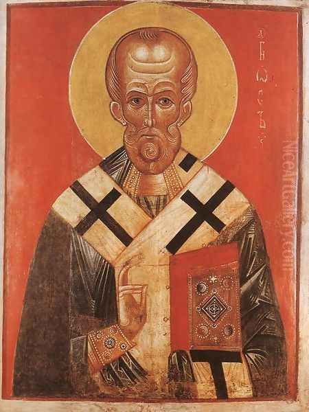 Icon of St Nicholas (13th-14th century) - view 1