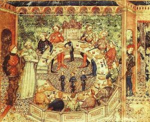 Sir Galahad Presented to take his Place with the Knights of the Round Table by British Unknown Master