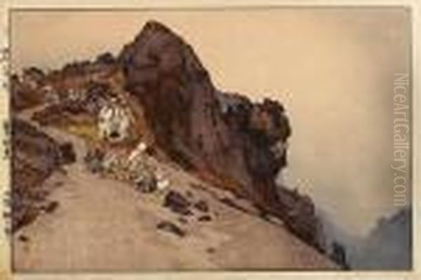 Five Woodcuts
Ten Views Of Fuji - view 1