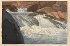 Nakabusa River by Hiroshi Yoshida