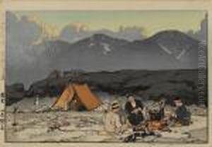 Cave Of Komagatake, Kitadake And Manotake by Hiroshi Yoshida