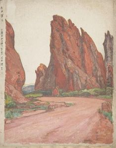 Southwest Landscape by Hiroshi Yoshida