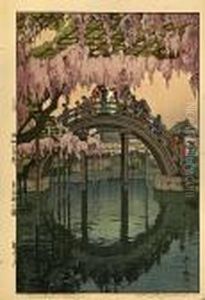 Kameido Bridge by Hiroshi Yoshida
