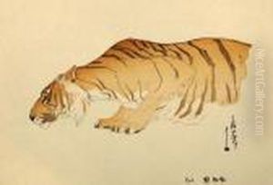 Tora by Hiroshi Yoshida