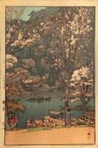 Scenes Of Cherry Blossoms by Hiroshi Yoshida