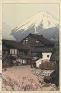 Fujiyama From Funatsu by Hiroshi Yoshida