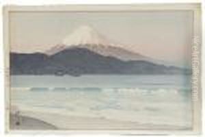 Fujiyama From Miho by Hiroshi Yoshida