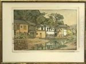 Small Town In Chugoku by Hiroshi Yoshida