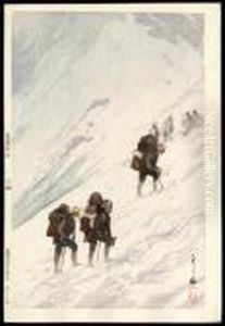 Climbing Snow Valley by Hiroshi Yoshida