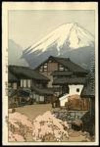 Fuji From Funatsu by Hiroshi Yoshida