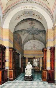Voltaires Library, The New Hermitage, 1859 by Konstantin Andreyevich Ukhtomsky