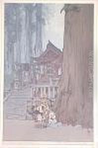 Misty Day At Nikko by Hiroshi Yoshida