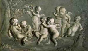 Juvenile Bacchanalia, 1783 by Grigoriy Ivanovich Ugryumov