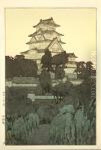 Himeji-jo Yube(himeji Castle In The Evening) - view 1