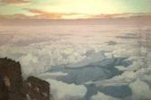 Fujiyama, Early Morning by Hiroshi Yoshida