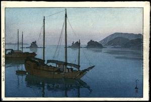 Three Little Islands by Hiroshi Yoshida