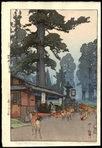 The Way To Kasuga Shrine by Hiroshi Yoshida