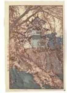 Hirosakijo/hirosaki Castle, From
 The Series Sakura Hachidai (eightviews Of Cherry Blossoms), 1935