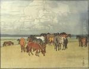 One Oversize Modern Print by Hiroshi Yoshida