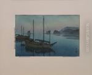 Three Little Islands by Hiroshi Yoshida