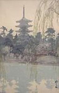 ''sarasawa Pond'' by Hiroshi Yoshida