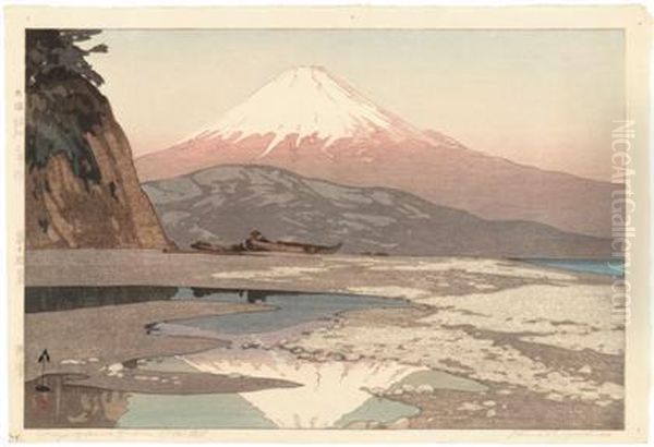 Fujiyama From Okitsu From The Ten Views Of Fuji Series - view 1