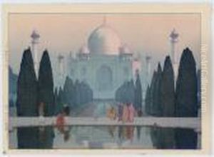 Taji Maharu No Asagiri Dai Go/morning Mist In Taj Mahal No 5