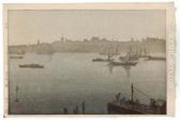 Sumida River - Mist, (1940) - view 1