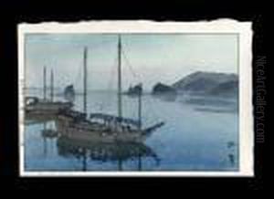Three Little Island [sic] by Hiroshi Yoshida