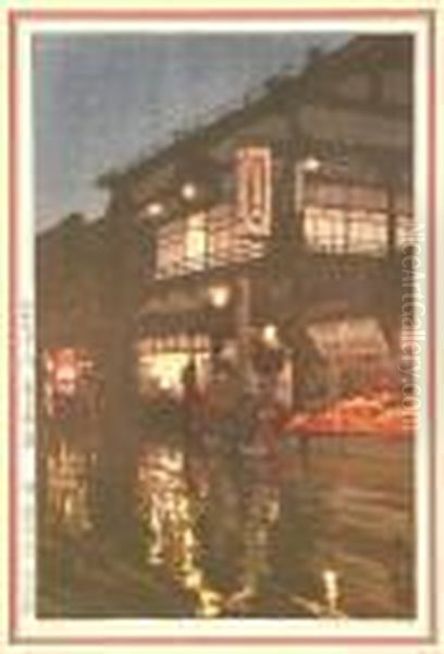Kugaraza Street After Night Rain - view 1