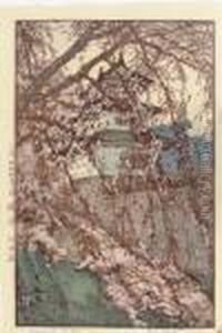 Hirosaki-jo/hirosaki Castle, 
From The Series Sakura Hachidai (eightviews Of Cherry Blossoms)