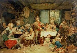 Living off the Fat of the Land, A Country Feast by Thomas Unwins