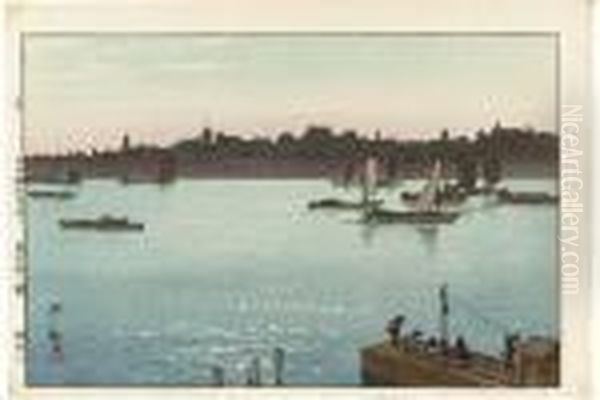 Sumidagawa (sumida River-afternoon) - view 1