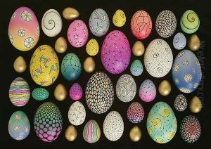 Painted eggs 2