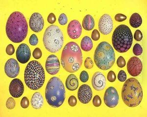 Painted eggs