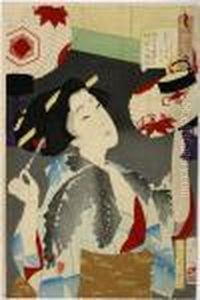 Looking Capable, From The Series 32 Aspects Of Woman by Tsukioka Yoshitoshi