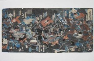Triptych by Tsukioka Yoshitoshi