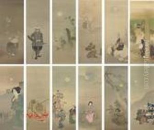 Tsuki Junidai by Tsukioka Yoshitoshi