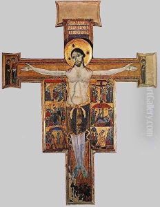 Crucifix with the Stories of the Passion by Italian Unknown Master
