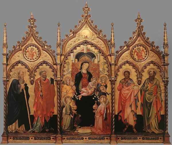 Madonna and Child Enthroned with Saints - view 1