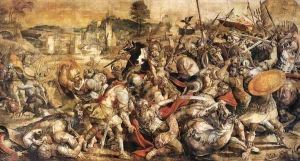 The Battle of the Ticino by Italian Unknown Master