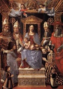 Virgin and Child Enthroned with the Doctors of the Church
