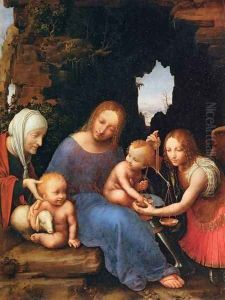 Virgin and Child with Sts Elizabeth, John and Michael