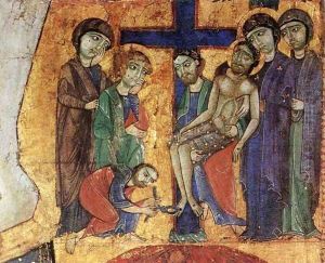 Crucifix with the Stories of the Passion (detail) by Italian Unknown Master