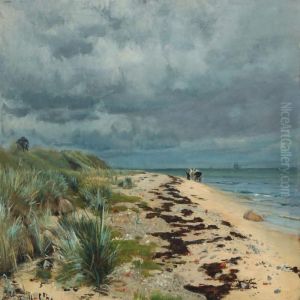 Coastal Scenery With Cart by Christian Zacho