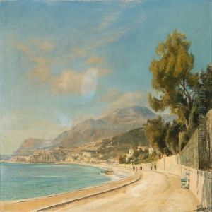At A Beach Promenade In Italy