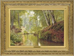 A Stream Running Through The Woods by Christian Zacho